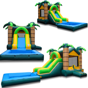jungle inflatable combo